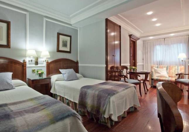 Las mejores habitaciones en Hotel Rice Reyes Catolicos. Disfrúta con nuestro Spa y Masaje en Burgos