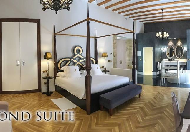 Románticas habitaciones en Hotel MS Palacio de Úbeda & Spa. Disfrúta con nuestro Spa y Masaje en Jaen