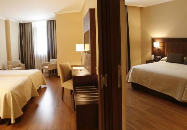 Confortables habitaciones en HOTEL VILLA DE ARANDA. Disfrúta con los mejores precios de Burgos